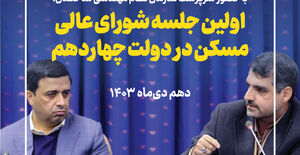 اولین جلسه شورای عالی مسکن در دولت چهاردهم